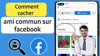 Comment masquer la liste damis sur Facebook 2023 [upl. by Butterworth]