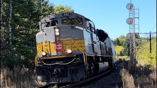 KCSBNSF Double DPU CPKC 230 with CP 7012 Leading Wolverton Ontario Canada October 5 2024 [upl. by Kathy634]