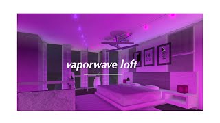 Roblox Welcome to Bloxburg  Vaporwave Loft  45K  Build Off w Ezrory [upl. by Elyrehc]