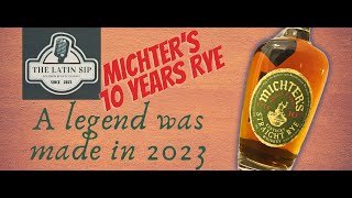 Michters 10 Years Straight Rye Bourbon Tasting the Legend of 2023 [upl. by Eiramoj]