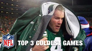 Top 3 Coldest Games in NFL History [upl. by Daahsar52]