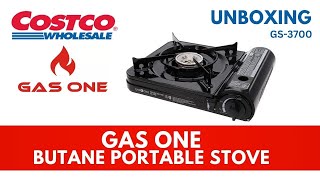 Costco Finds Unboxing the GasOne Butane Stove GS3700 [upl. by Hanas]