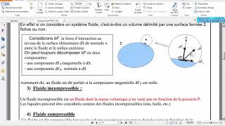 cours et exercices de la statique des fluidesCours et exercices corrigés de mécanique des fluides [upl. by Dre426]