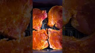 Air Fryer Bone In Pork Chops short shorts recipe easy easyrecipe airfryer airfryerrecipes [upl. by Georgetta]