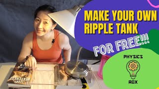 Make your own ripple tank FOR FREE Observe wave reflection refraction diffraction interference [upl. by Eimerej24]