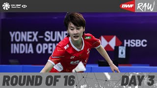 YONEX SUNRISE India Open 2024  Day 3  Court 1  Round of 16 [upl. by Hanley]