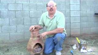 How to Use a Clay Chimenea [upl. by Ddarb137]