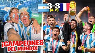 ARGENTINA CAMPEONA del MUNDO ¡Así vivimos el PARTIDO en el CAMPO [upl. by Esorlatsyrc438]