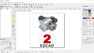 EZCAD2 Detailed Tutorial For Beginner PART 7 Rotation Axis [upl. by Dey]