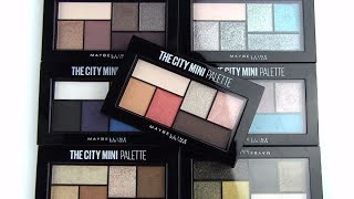 Maybelline The City Mini Palettes [upl. by Nerraw192]