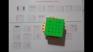 5x5 kubik rubik terishning toliq uslubi formulalari bilan [upl. by Colyer13]