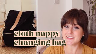 whats in my changing bag  cloth nappy edition 2020 [upl. by Shelly]