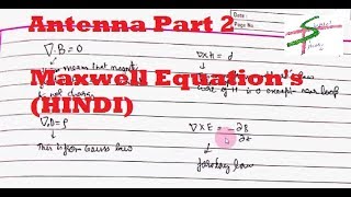 Antenna Part 2 I Maxwell Equations Edited [upl. by Einahpats289]