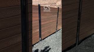 CR Fence amp Rails Composite Wood Fence Installation [upl. by Eddy]