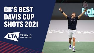 Best GB Davis Cup Shots 2021 [upl. by Reinal]