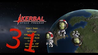 KSP Career Mode 31  Kerbol orbital station amp back to Minmus [upl. by Neeroc992]