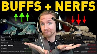 HUGE BUFFS AND NERFS in World of Tanks [upl. by Ardnua496]