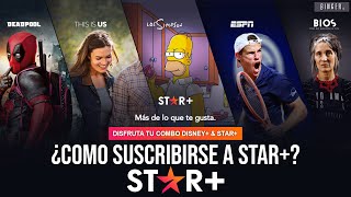 Como SUSCRIBIRSE a STAR  Registrarse y Crear una Cuenta de Star Plus [upl. by Sivahc]