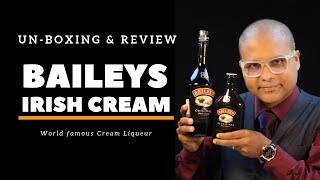 Baileys Irish Cream Unboxing amp Review  Baileys Irish Cream  Know more about baileys Liqueur [upl. by Bergeman]