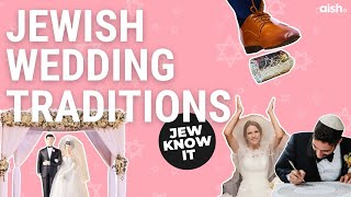 7 Jewish Wedding Traditions You Should Know About  Jew Know It [upl. by Eiznikcm573]