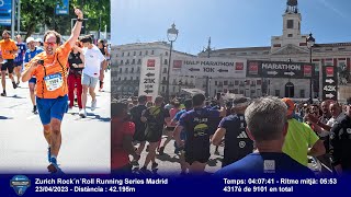 Maratón Madrid 2023  Zurich Rock´n´Roll Running Series Madrid [upl. by Silletram]