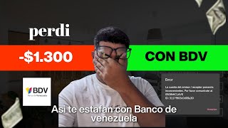 Cuenta con reparo BANCO DE VENEZUELA bloqueada por hacer P2P [upl. by Eileek]