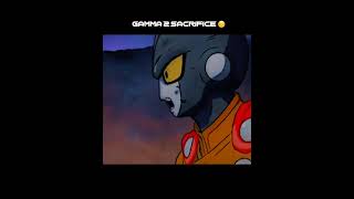 Gamma 2 sacrifice 😔 anime db dbs dbssuperhero [upl. by Yob]