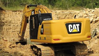 Dirt Cutting By CAT 320GC Next Generation Excavator [upl. by Aneerhs119]