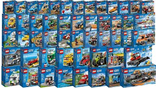 All LEGO City Great Vehicles Sets 20122021 CompilationCollection Speed Build [upl. by Seften]