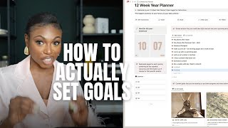 HOW TO SET YOUR 2024 GOALS AND SMASH THEM IN 12 WEEKS TO REINVENT YOURSELF [upl. by Aicirtak472]