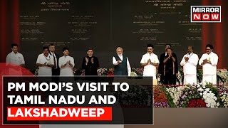 PM Modi Is On Two Day Visit To South  Tamil Nadu To Get Projects Over Rs19000 Cr  Top News [upl. by Almeda]