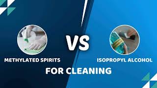 Methylated Spirits Vs Isopropyl Alcohol For Cleaning [upl. by Mirilla888]