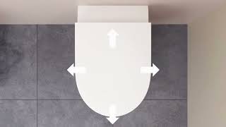 How To Install Geberit iCon Wall Hung RimFree Toilet [upl. by Jacey]