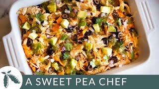 Healthy Sweet Potato Nachos  A Sweet Pea Chef [upl. by Sawyere748]