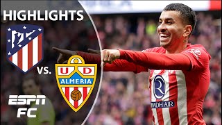 Atletico Madrid vs Almeria  LALIGA Highlights  ESPN FC [upl. by Roby]