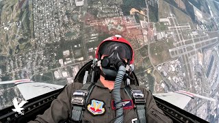 President Barry Butler PhD flies w USAF Thunderbirds  EmbryRiddle Aeronautical University ERAU [upl. by Tonkin622]