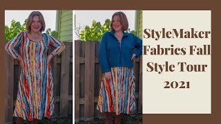 StyleMaker Fabrics Fall Style Tour 2021 [upl. by Neerac]