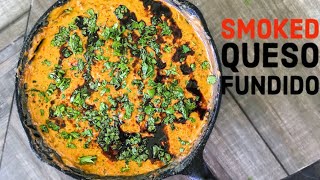 Smoked Queso Fundido  Masterbuilt Gravity Series 560 [upl. by Niltag]