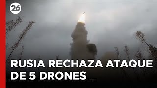 Rusia rechaza ataque de cinco drones acuáticos ucranianos contra Crimea [upl. by Glick]