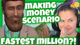 💵 🤑FASTEST MILLION MARRYING FOR MONEY 💰FAIL  Sims 4 Making Money Scenario Cheat  ChaniZA [upl. by Cassell581]