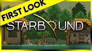 First Look  Starbound 2016 PC Gameplay [upl. by Kendry]