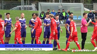 Highlights Union Mauer  Marchfeld Donauauen Regionalliga Ost 2425 [upl. by Rokach]