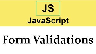 26 Form Validations in JavaScript [upl. by Llaccm]