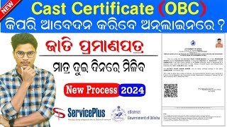 How to apply OBC Caste Certificate in Odisha II Caste Certificate Apply Online Odisha 202425 [upl. by Gauntlett335]