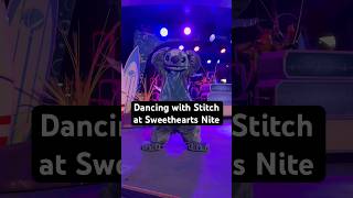 Stitch showing off his best dance moves  Disneyland [upl. by Alemrac]