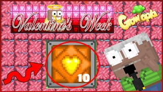 Growtopia  Buy 300 Packs Valentine Week BAD LUCK  15 million gems [upl. by Eleynad]