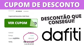 CUPOM DE DESCONTO DAFITI SETEMBRO 2024 🔥🔥🔥 COMPRAS NA DAFITI SITE DA DAFITI É CONFIÁVEL NOVIDADES [upl. by Carlota]