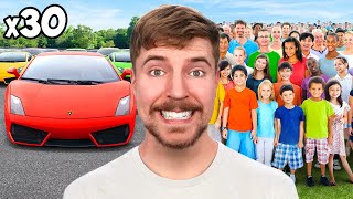 30 Lamborghinis vs 10000 People [upl. by Nahgem]