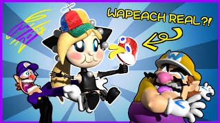 Waluigi found Wapeach Blender [upl. by Ahsilaf742]