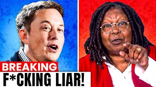 Whoopi Goldberg KICKED OFF The View After Elon Musk EXPOSED This [upl. by Hemminger]